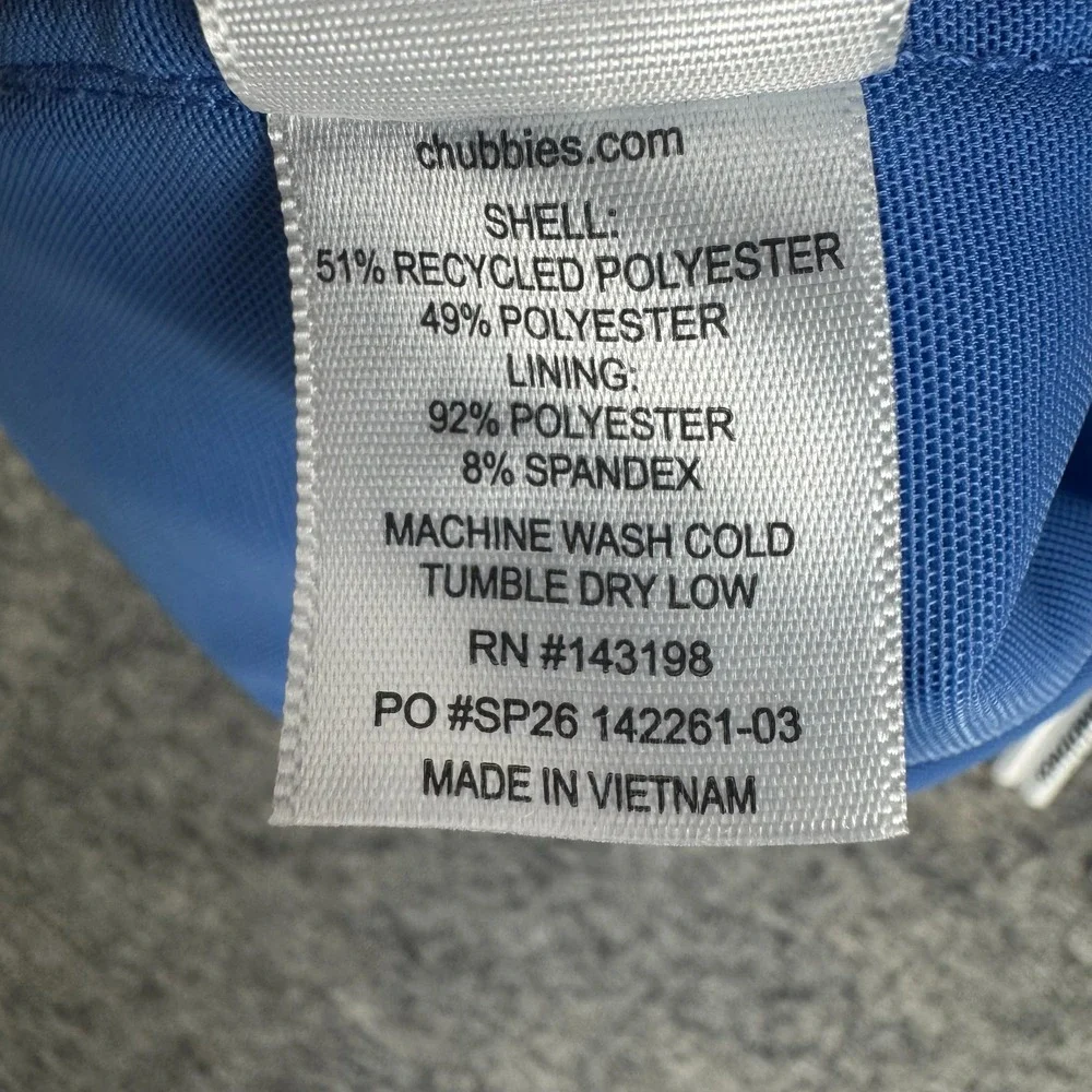 Chubbies Cascade Coolers Lined Textured Swim Trunks 5.5